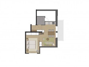 Wohnungsgrundriss Typ B