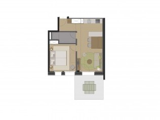 Wohnungsgrundriss Typ C