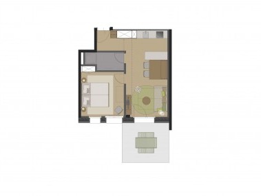 Wohnungsgrundriss Typ C