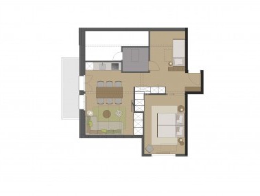 Pianta appartamento tipo E