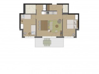 Wohnungsgrundriss Typ C