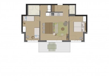 Pianta appartamento tipo F