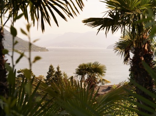 Aussenansicht im Sommer - Reka-Ferienhaus Brissago