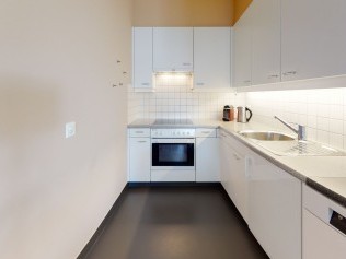 Küche - Reka-Ferienanlage Chesa Engadina Madulain