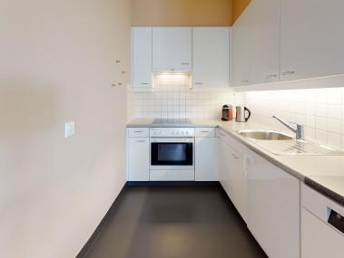 Küche - Reka-Ferienanlage Chesa Engadina Madulain