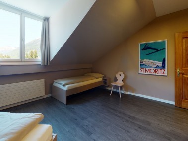 Schlafzimmer - Reka-Ferienanlage Chesa Engadina Madulain