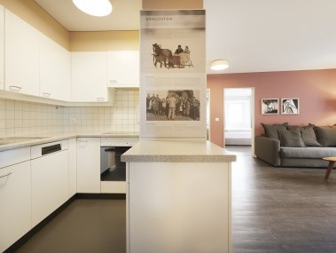 Küche - Reka-Ferienanlage Chesa Engadina Madulain