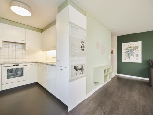 Küche - Reka-Ferienanlage Chesa Engadina Madulain