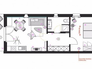 Pianta appartamento tipo B