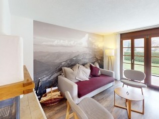 Wohnzimmer mit Essbereich - Reka-Ferienanlage Rougemont