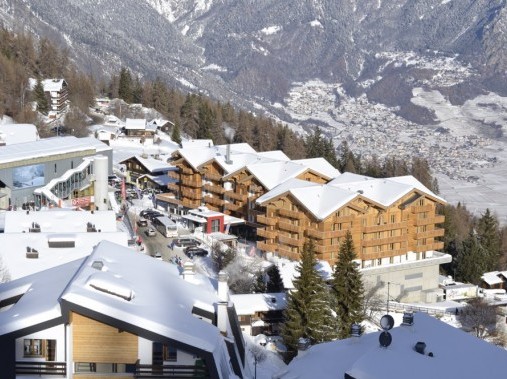 Vista esterna in inverno - T-Resort