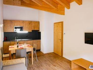 Küche mit Wohnzimmer - T-Resort