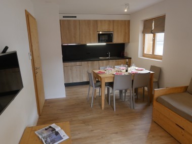 Küche mit Wohnzimmer - T-Resort