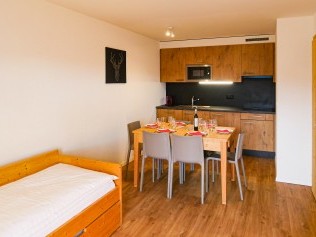 Küche mit Wohnzimmer - T-Resort