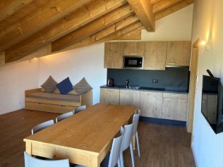 Küche mit Wohnzimmer - T-Resort