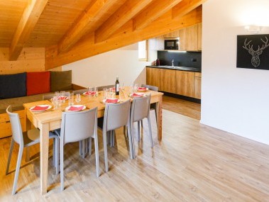 Küche mit Wohnzimmer - T-Resort