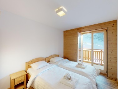 Chambre à coucher - Résidence Les Mayens