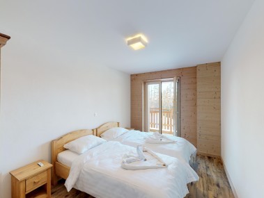 Chambre à coucher - Résidence Les Mayens