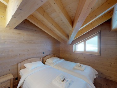 Chambre à coucher - Résidence Les Mayens