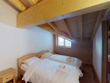 Chambre à coucher - Résidence Les Mayens