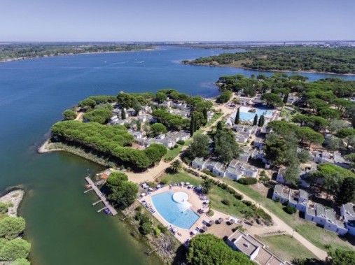 Ferienanlage aus der Vogelperspektive - Résidence Presqu’île du Ponant