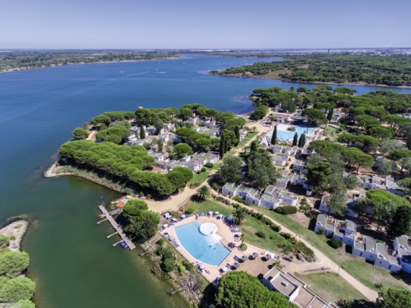 Centre de vacances vu du ciel - Résidence Presqu’île du Ponant