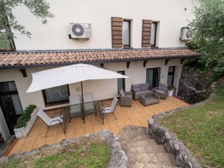 Gemütlicher Aussensitzplatz - Residence Primera