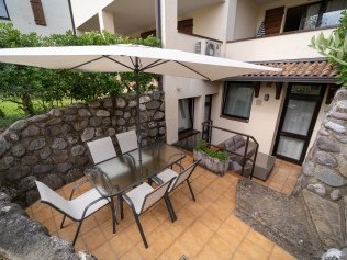 Gemütlicher Aussensitzplatz - Residence Primera