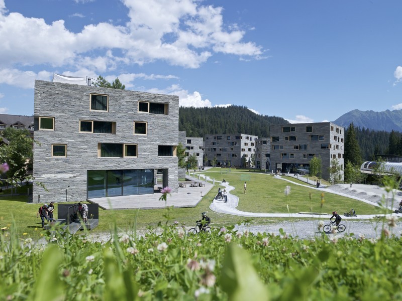 Vue extérieure en été - rocksresort