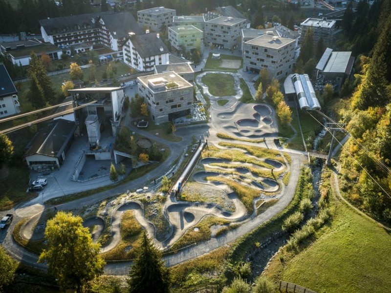 Centre de vacances vu du ciel - rocksresort