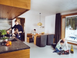 Küche mit Essbereich - rocksresort