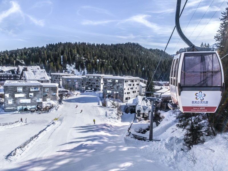 Téléski directement devant la maison - rocksresort