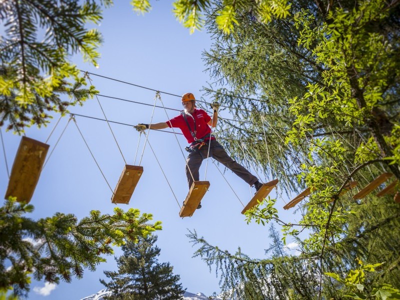 Parc d'aventures à cordage - Sport Resort Fiesch
