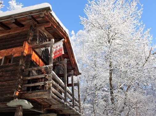 Aussenansicht im Winter - Sport Resort Fiesch
