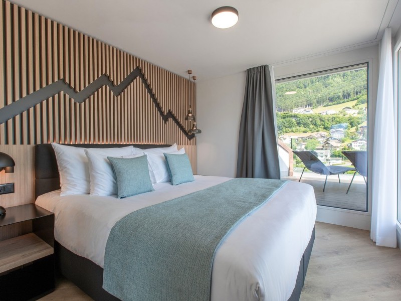 Panorama Familienzimmer Design mit Terrasse