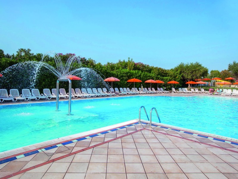 Swimming pool for big and small water lovers - The Garda Village Camping