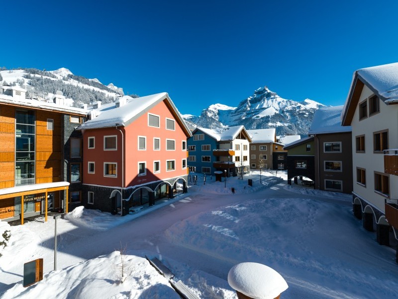 Aussenansicht im Winter - Titlis Resort