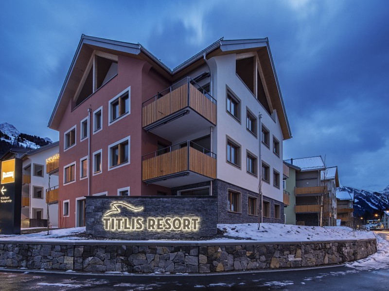 Aussenansicht im Winter - Titlis Resort