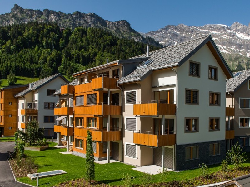 Aussenansicht im Sommer - Titlis Resort