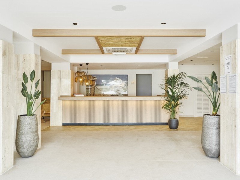 Rezeptionsbereich mit Lounge - Universal Aparthotel Don Camillo - Sant Elm Mallorca