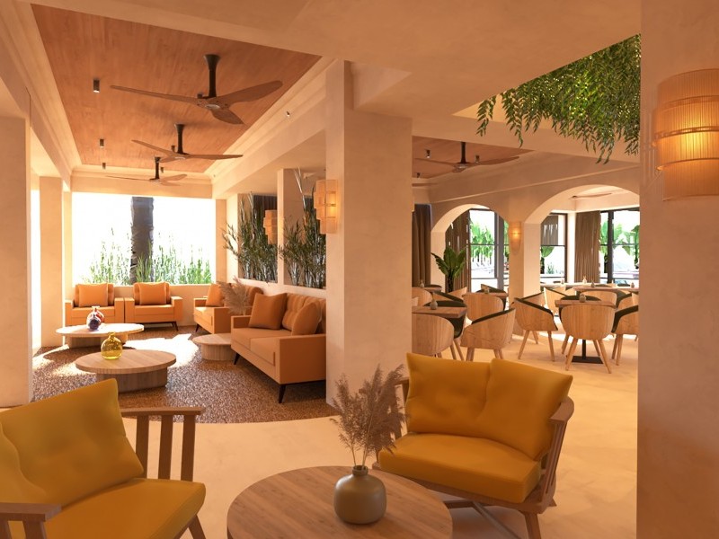 Rezeptionsbereich - Universal Hotel/Aparthotel Bikini - Cala Millor Mallorca