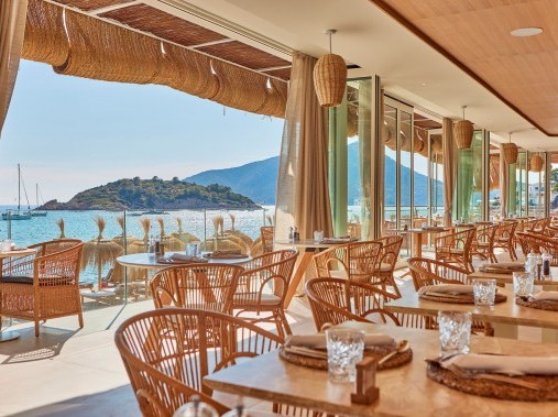 Restaurant mit Aussicht - Universal Hotel Aquamarin - Sant Elm Mallorca