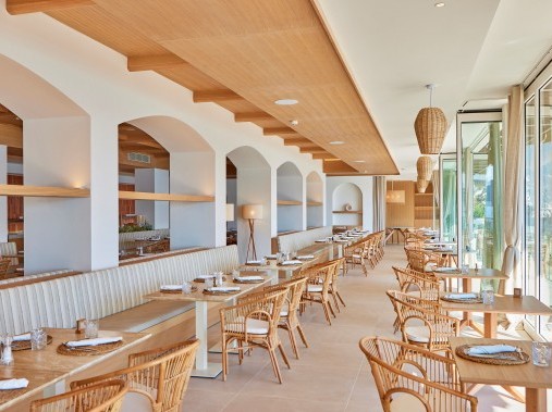 Restaurant mit Aussicht - Universal Hotel Aquamarin - Sant Elm Mallorca