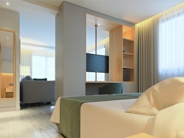 Salon et chambre à coucher - Universal Hotel Cabo Blanco