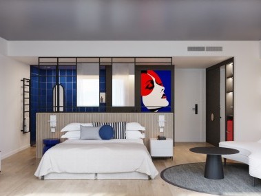 Wohn- und Schlafzimmer - Universal Hotel Neptuno