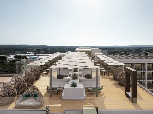 Rooftopbar - Universal Hotel Romantica - Colonia Sant Jordi Mallorca