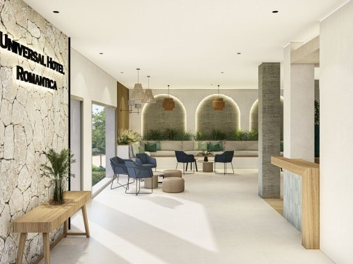 Reception - Universal Hotel Romantica - Colonia Sant Jordi Mallorca
