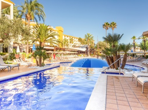 Poollandschaft - Zafiro Tropic Playa de Muro/Alcudia Mallorca